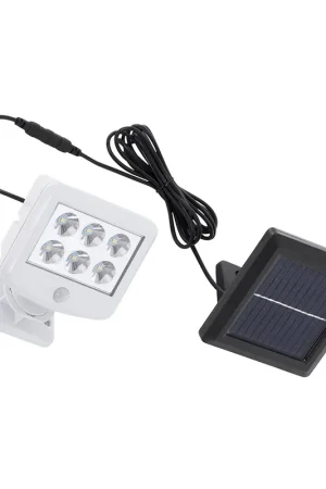 Actieprijs LED-zonnelicht, wit, verplaatsbare spot, bewegingsmelder