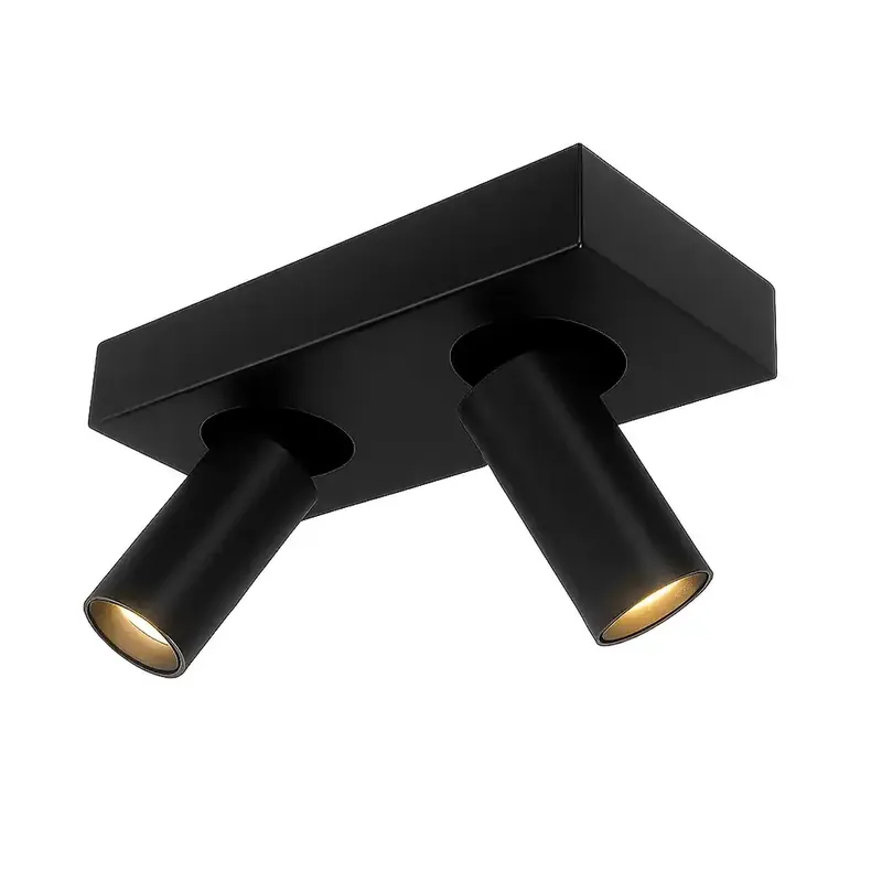Direct Beschikbaar Highlight Spot Eliano 2 lichts L 24 cm zwart