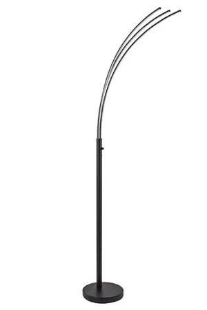 Zwarte boog vloerlamp LED dimbaar Direct Verzonden