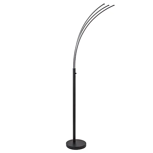 Zwarte boog vloerlamp LED dimbaar Direct Verzonden