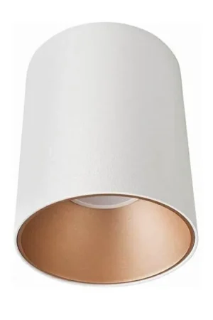 Op = Op Nowodvorski Spot Eye Tone Ø 9 cm H 11,5 cm wit - goud