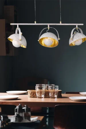 Bestseller Hanglamp, metaal, grijs, 3 lichtpunten, MONA