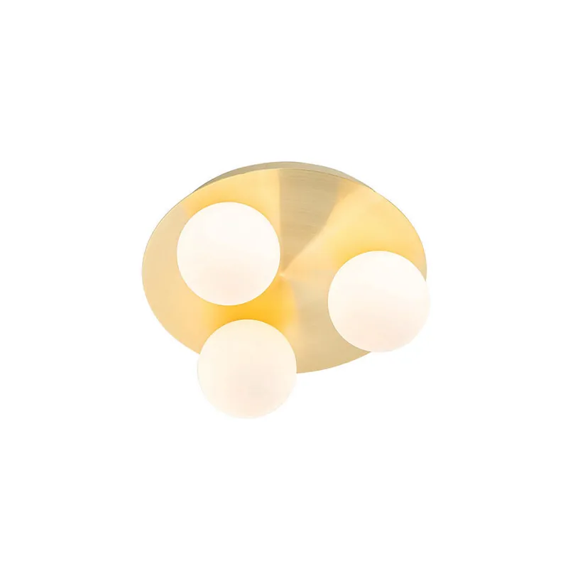 Qazqa plafondlamp cederic goudkleurig g9 Gratis Retour