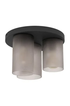 Weekendaanbieding EGLO Colomera Plafondlamp - E27 - Ø 35 cm - Zwart/Mat Grijs