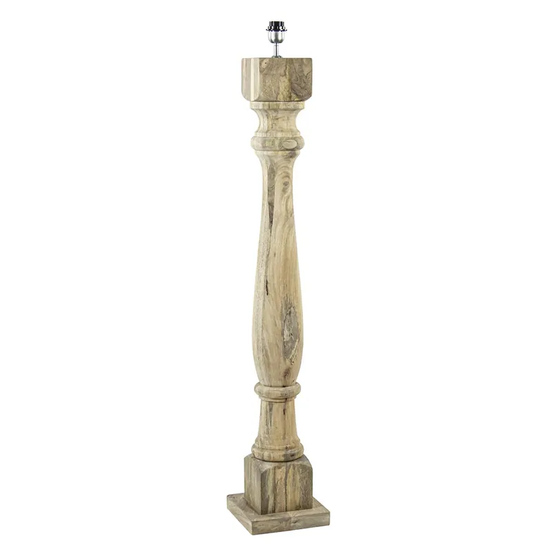Hete Deal Robuuste lampvoet Robbia hout exclusief kap