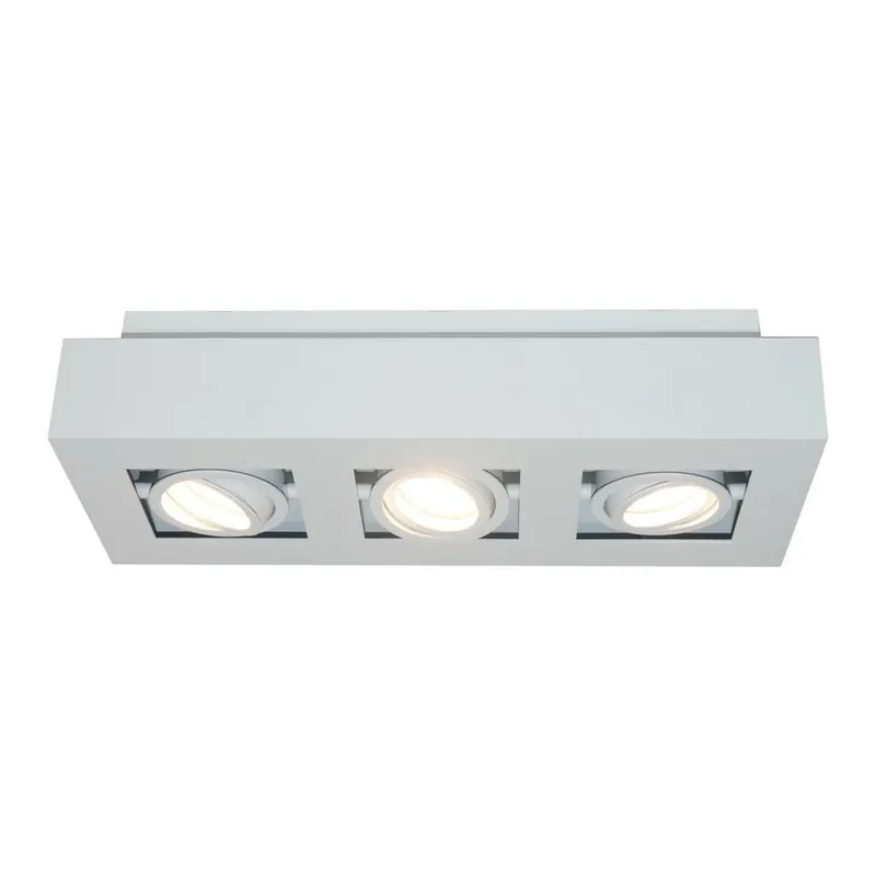 Gratis Verzending Artdelight Spot Bosco - 3 lichts - wit - 36x8.6 cm