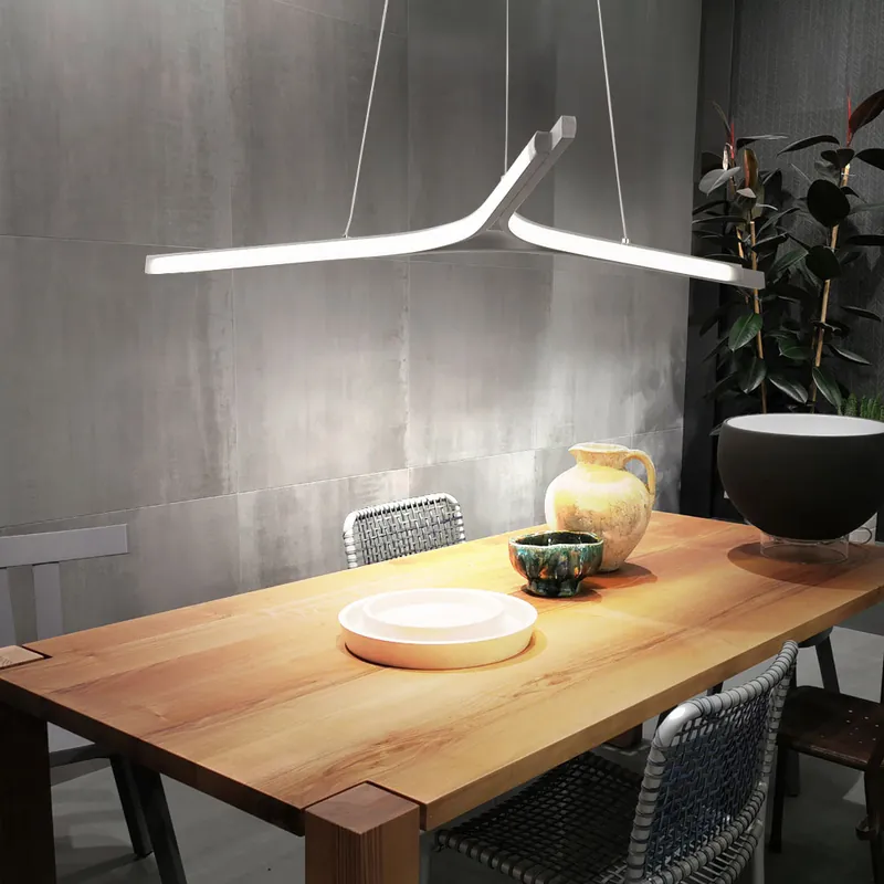 Beperkt Aanbod LED-hanglamp wit, dimbaar steroptiek, H 200cm
