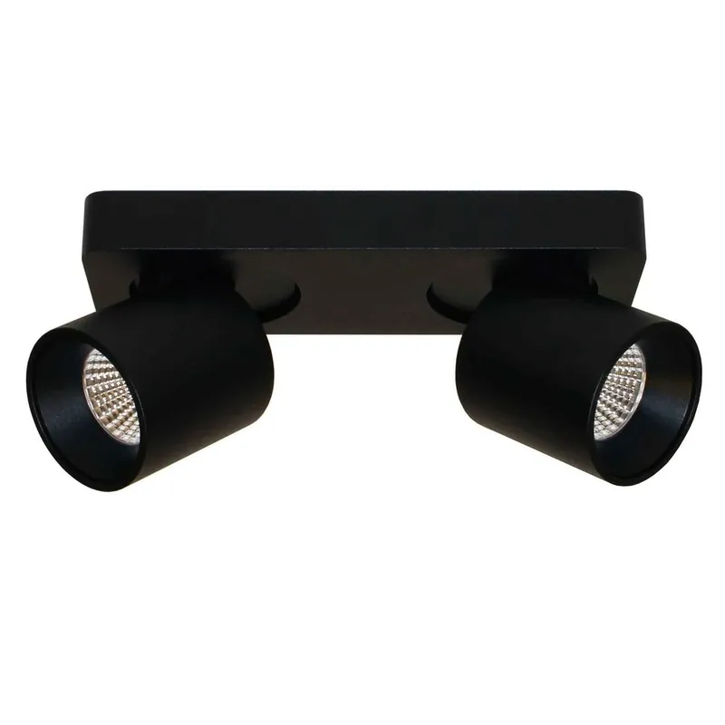 Artdelight Spot Laguna 2 lichts L 22 cm B 8,5 cm zwart Express Levering