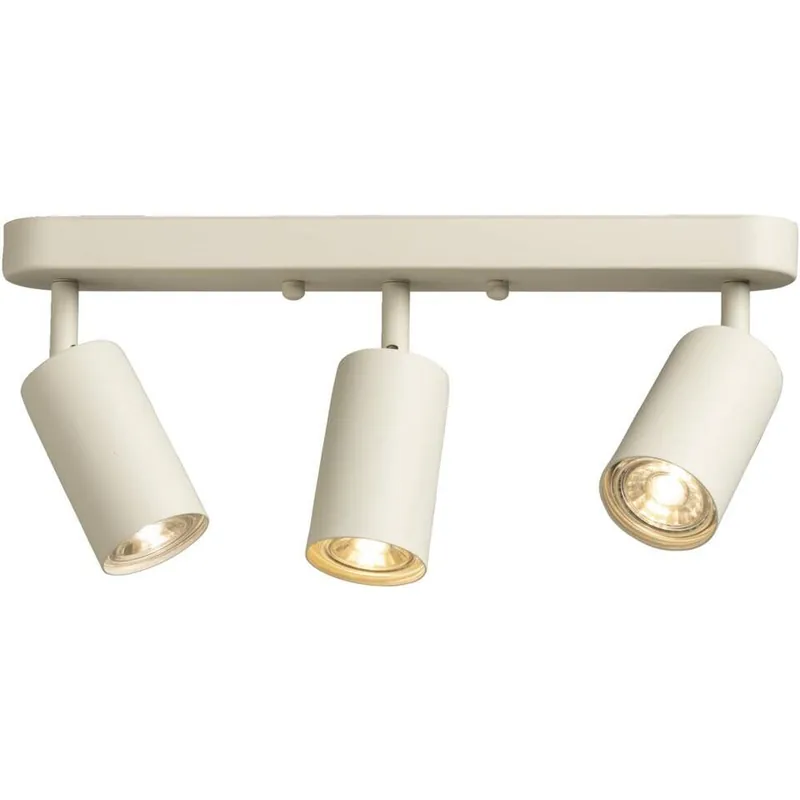 3-spot Basic - beige - 10xØ38 cm Speciale Aanbieding