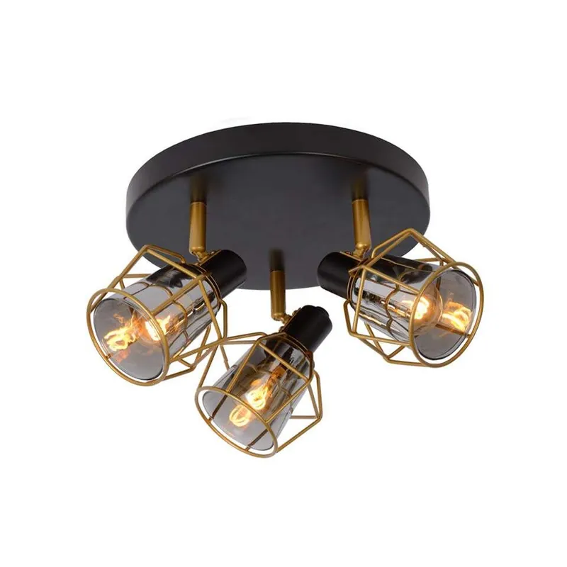Meest Verkocht Lucide plafondspot Nila 3 lamp - zwart