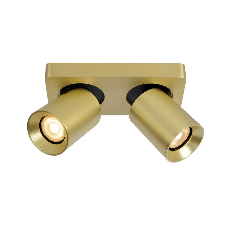 Speciale Aanbieding Artdelight Spot Megano 2 lichts balk mat goud