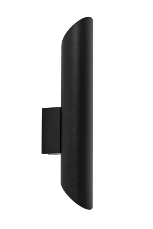Koopje Wandlamp koker smal up+down zwart