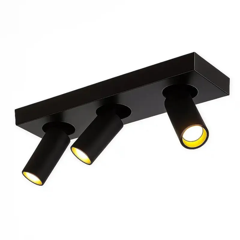 Highlight Spot Eliano - 3 lichts - zwart - 36x12.5 cm Snelle Levering