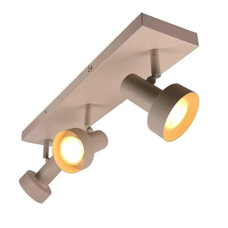 Freelight Spot Lunata - 3 lichts - beige - 50x15 cm Betaalbaar