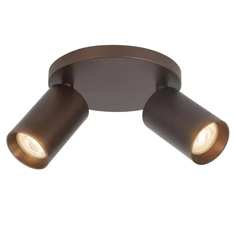 Superprijs Highlight Spot Mila 2 lichts Ø 17 cm cacao