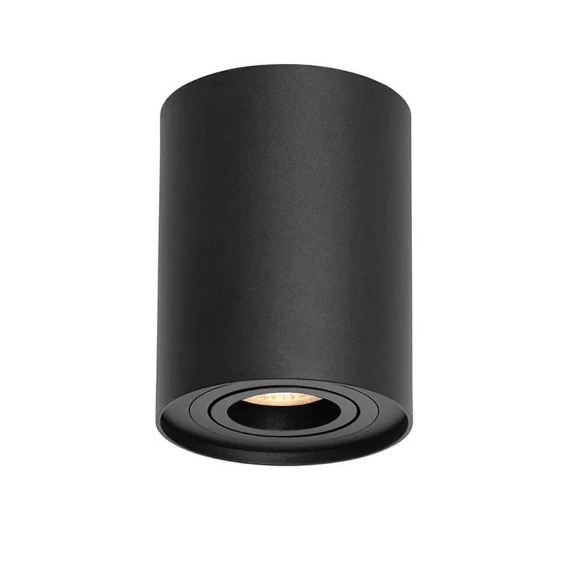 Goedkoop Qazqa spot rondoo up zwart gu10