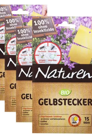 60 gele organische pluggen, deelbaar door perforatie, met metalen plug Beperkt Aanbod
