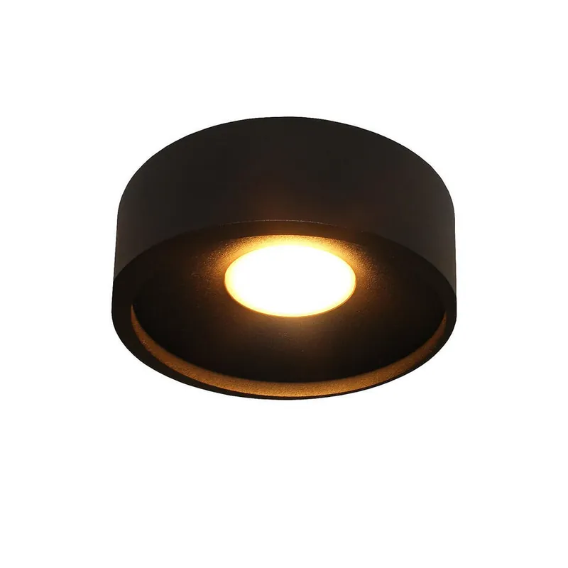 Fabrieksprijs Artdelight Plafondlamp Orlando - zwart - 14x5 cm