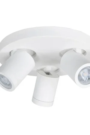 Aanbieding Highlight Spot Oliver 3 lichts rond badkamer IP44 wit