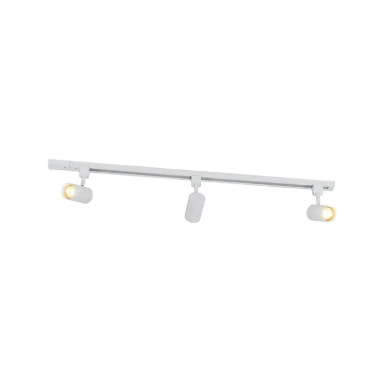 Aanbieding Qazqa railverlichting set iconic jeana wit gu10