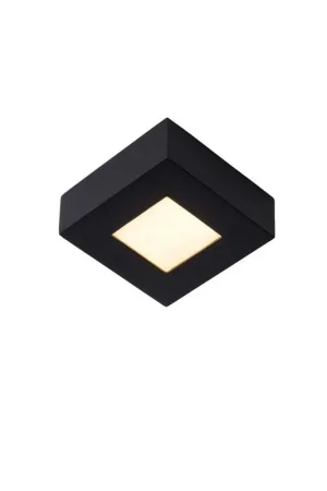 Beperkt Aanbod Lucide plafonnière Brice - zwart - 10,8 cm