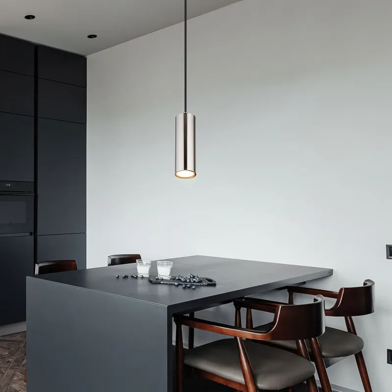 Meest Verkocht Hanglamp, mat nikkel, verchroomd, L 9 cm