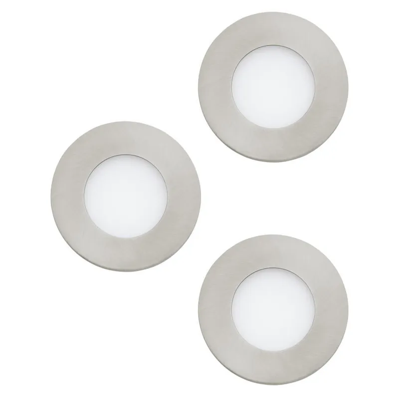 Lage Kosten EGLO Fueva 1 Inbouwspot - LED - 8.5 cm - Nikkelmat