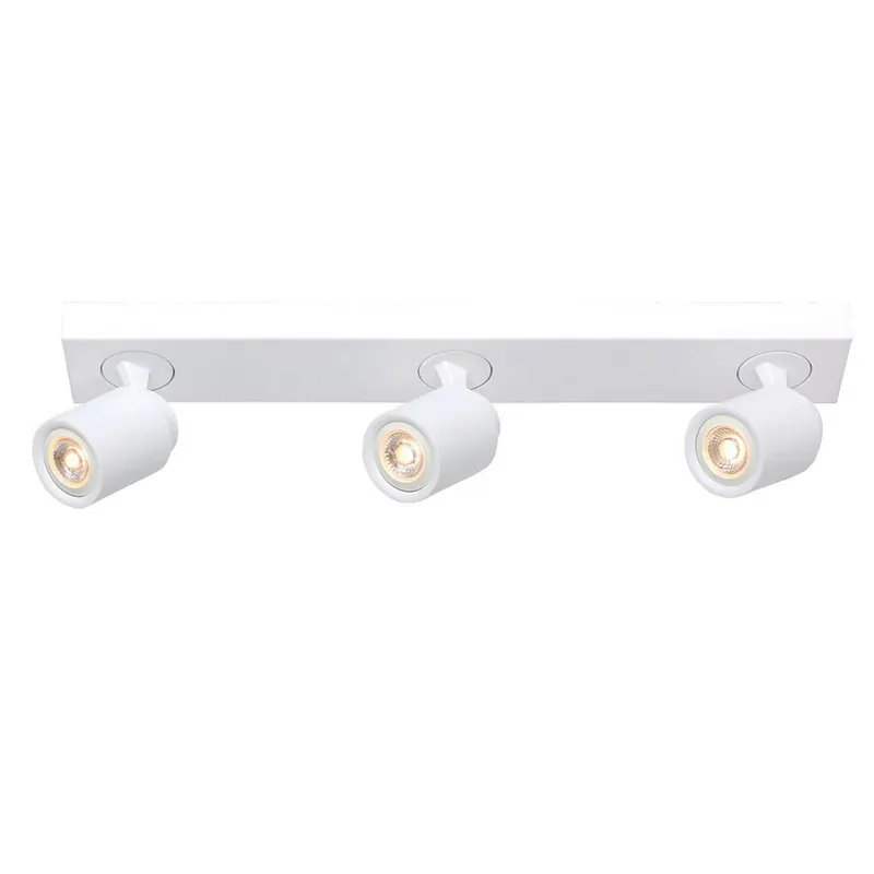 Freelight Spot Razza 3 lichts L 54 cm GU10 wit Flitsaanbieding