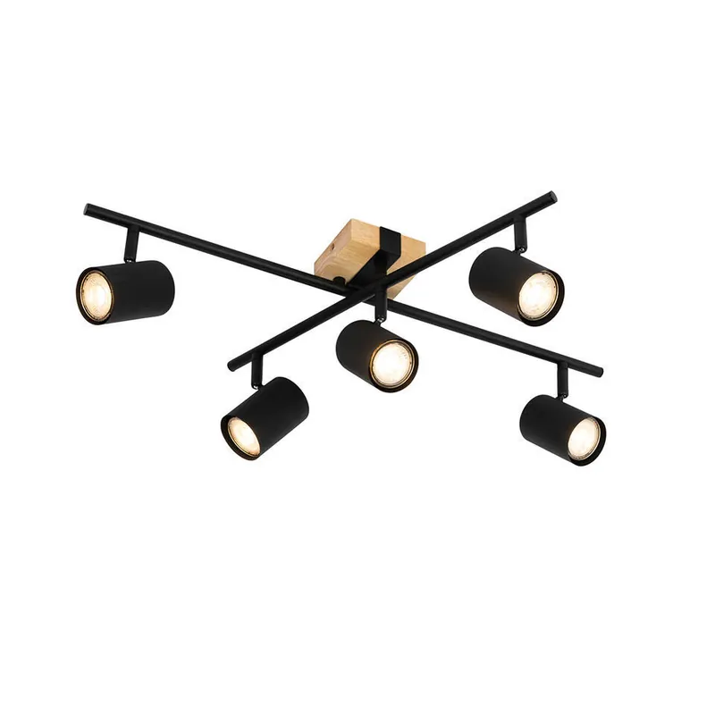 Exclusieve Aanbieding Qazqa verstelbare plafondspot jeana beige gu10
