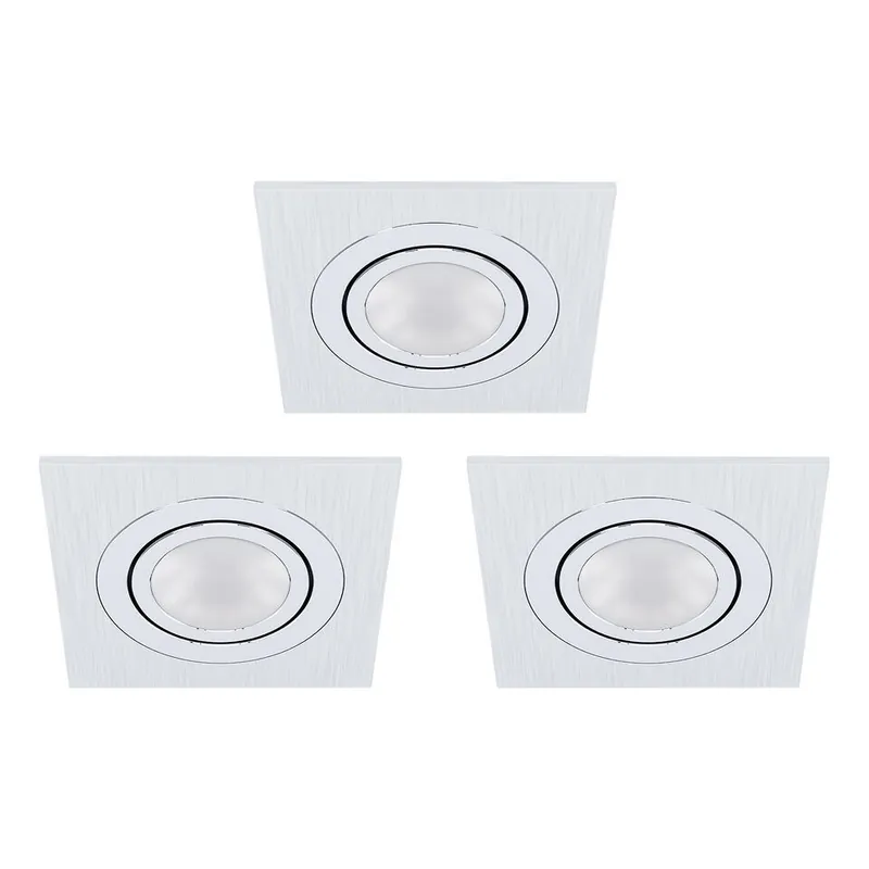 EGLO Areitio Inbouwlamp - GU10 - Ø 12.5 cm - Grijs Lage Prijs