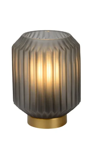 Weekendaanbieding Lucide SUENO - Tafellamp - Ø 13 cm - 1xE14 - Grijs