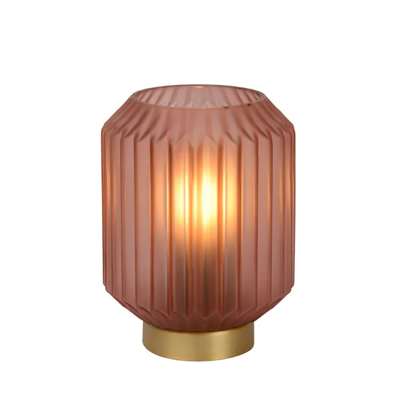 Lucide SUENO - Tafellamp - Ø 13 cm - 1xE14 - Roze Nieuw