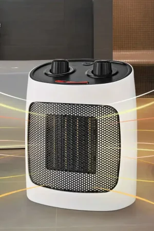 Keramische ventilatorkachel, 2 warmtestanden, koude stand, B 20 cm Seizoensaanbieding