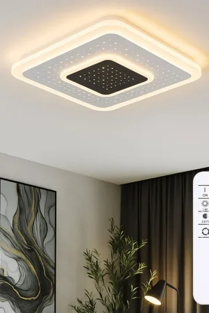 Aanbieding LED plafondlamp, dimbaar, afstandsbediening, L 46 cm