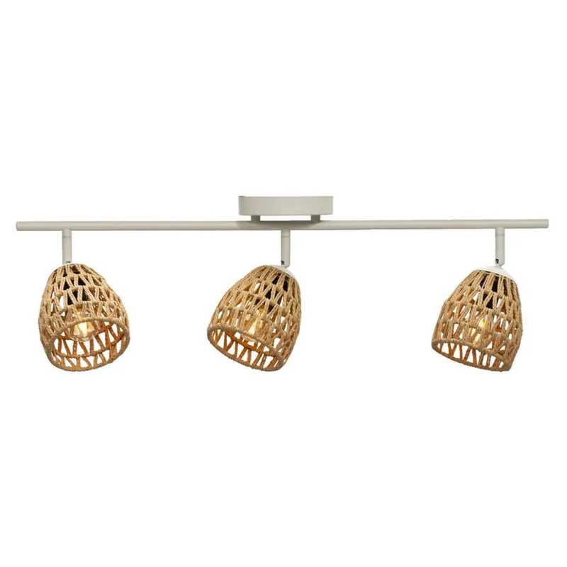 3-spot Ilva - naturel - 26x9,5x65 cm Direct Verzonden