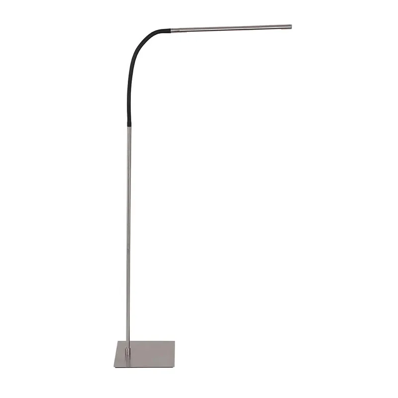 Meest Verkocht Staande lamp, metaal, zwart zilver, beweegbaar scharnier, L 20 cm