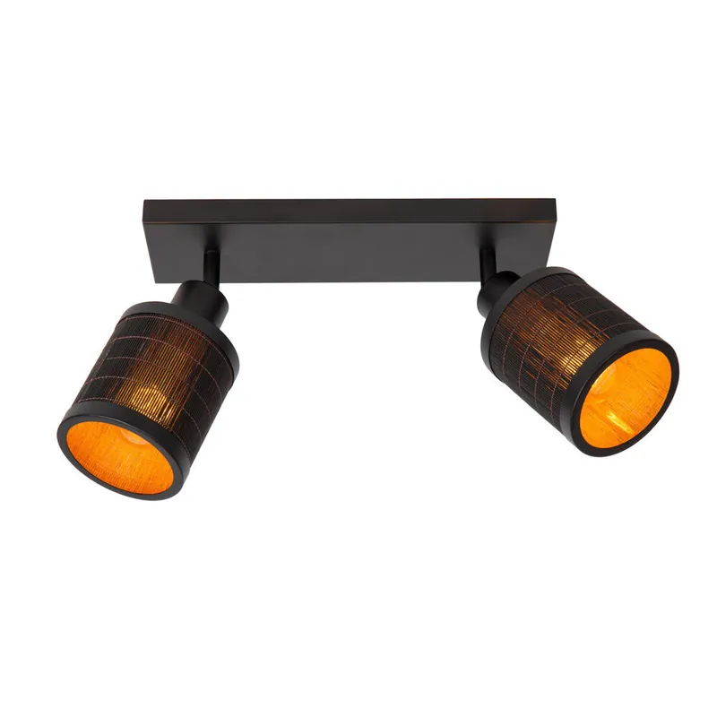 Superprijs Lucide TAGALOG - Plafondspot - 2xE27 - Zwart