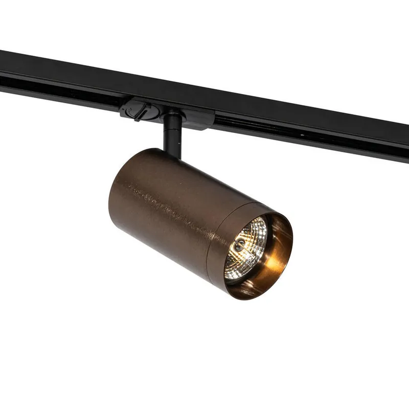 Qazqa railverlichting iconic jeana luxe bronskleurig gu10 Nu Kopen