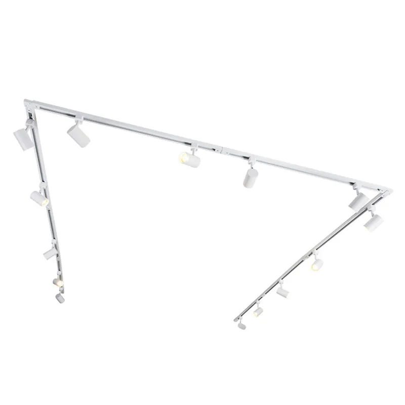 Alleen Vandaag Qazqa railverlichting set iconic jeana wit gu10