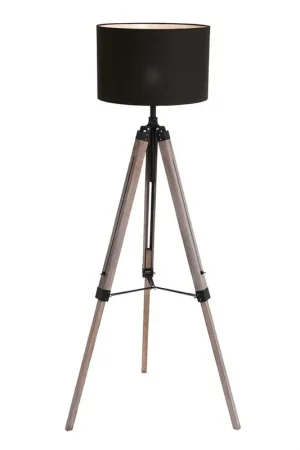 Aanbieding Staande lamp, metaal, zwart, H 165 cm