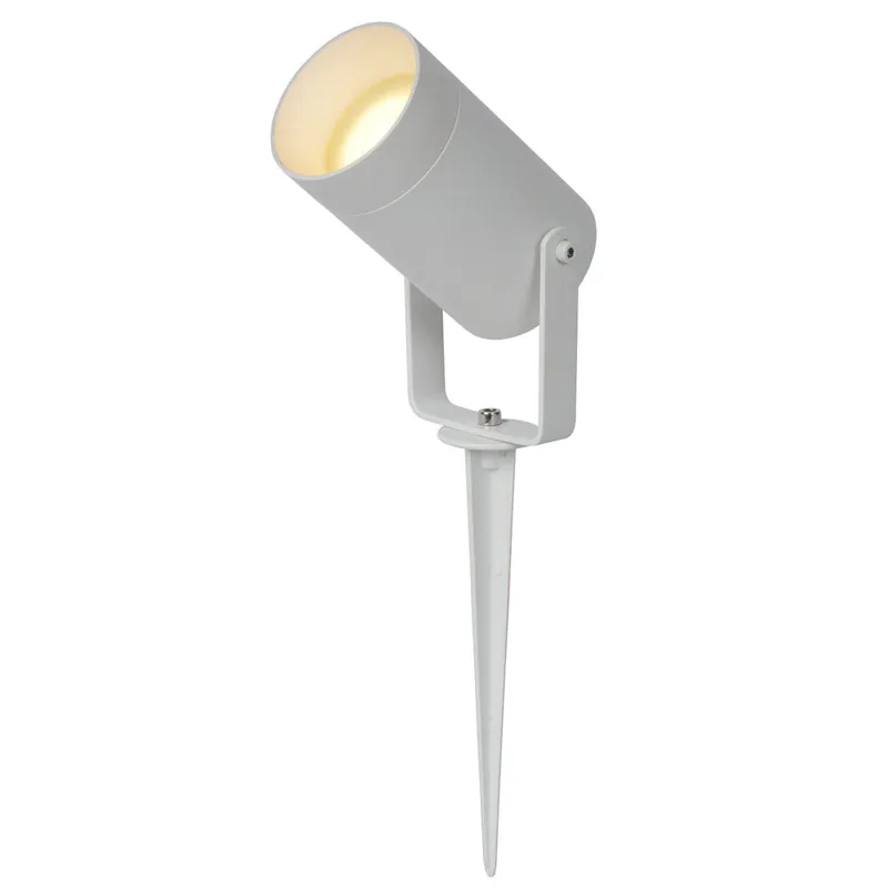 Hete Deal Lucide TAYLOR - Tuinspot - Ø 10 cm - 1xGU10 - IP65 - Wit