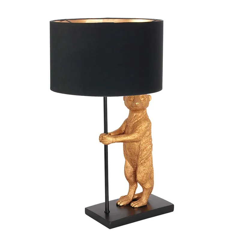 Tafellamp, design lamp, beer decoratie, metaal, goud Must-Have