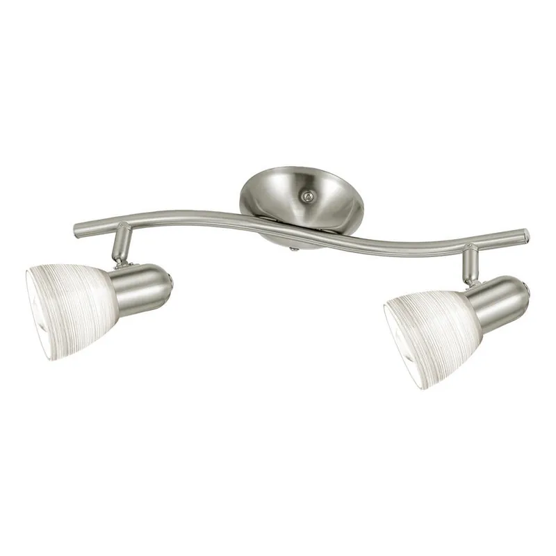 Koop Vandaag EGLO Dakar 1 Opbouwspot - E14 - 37 cm - Nikkelmat