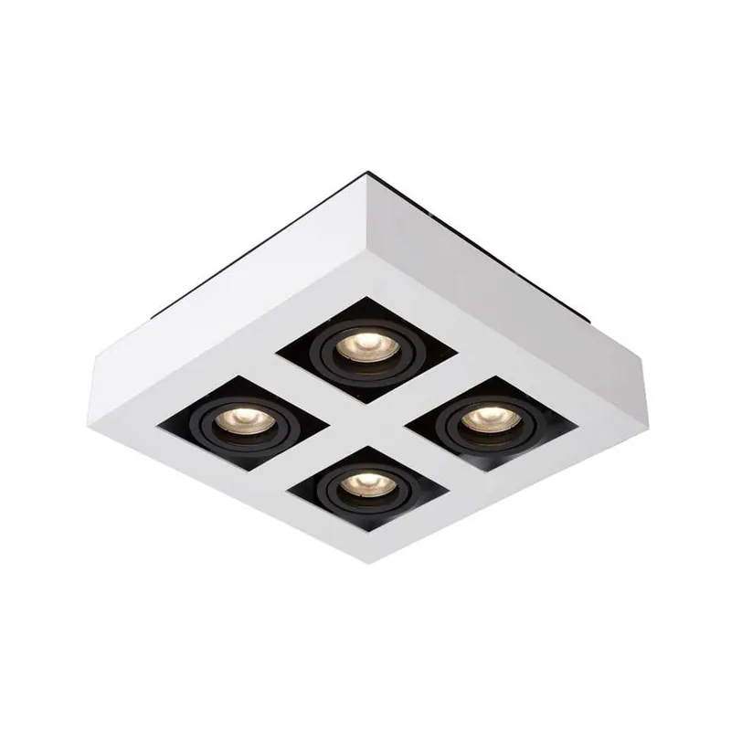 Lucide plafondspot Xirax 4 lamp - wit Must-Have