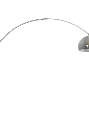 Weekendaanbieding Wandlamp, geborsteld staal, smoke, verstelbaar, L 160 cm