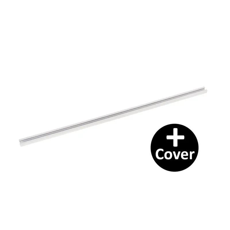 Merkproduct Lucide TRACK Opbouwrail - 1-fase Railsysteem / Railverlichting - 1 meter- Wit (Uitbreiding)
