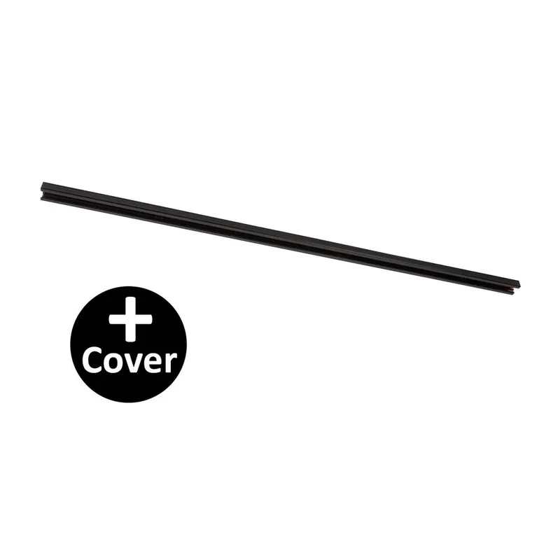 Lucide TRACK Opbouwrail - 1-fase Railsysteem / Railverlichting - 1 meter- Zwart (Uitbreiding) Favoriet