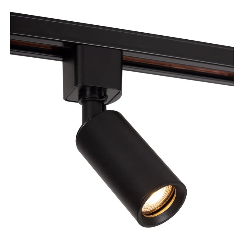 Lucide TRACK RITMO Railspot - 1-fase Railsysteem / Railverlichting - 1xGU10-MR11 - Zwart (Uitbreiding) Populair