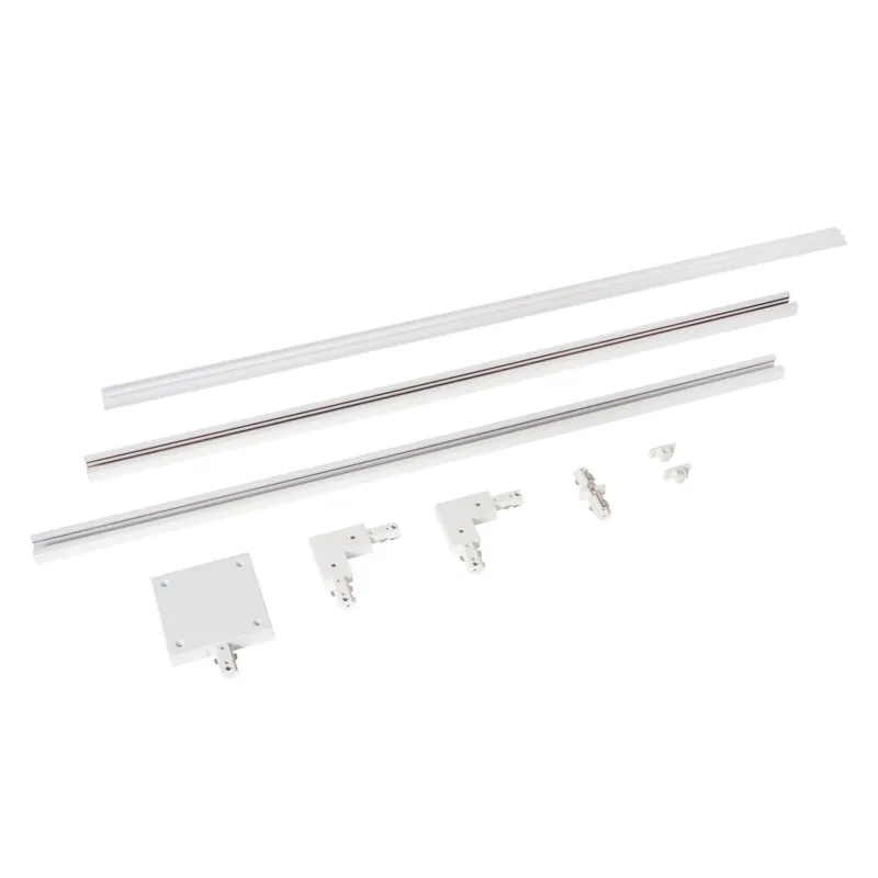 Lucide TRACK Starterset - 1-fase Railsysteem / Railverlichting - 2 meter - Wit Koop Vandaag