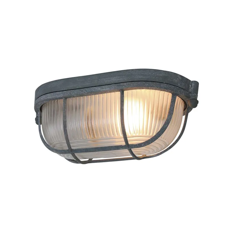 Plafondlamp, dimbaar, metaal, gas, grijs, E27, L 21cm Bestel Nu